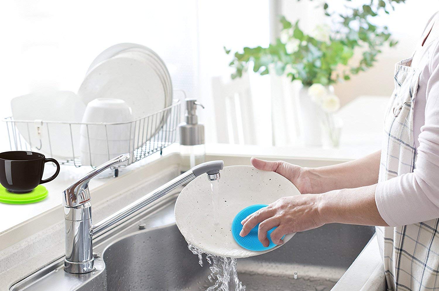 Silicone Dish Scrub Brush – Care Cleaning LLC